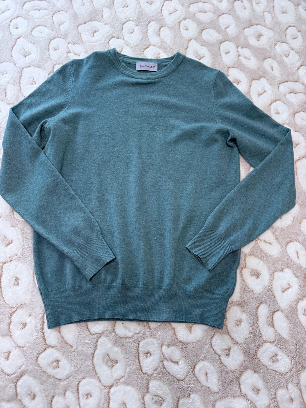 Moncler Men's Crewneck Sweater - Teal